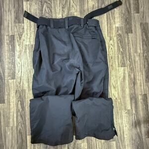 Marker XL Men’s Black Insulated Snow Ski Pants Waterproof Belted Winter Gear